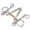 Stainless Steel Pelham Horse Bit Accessory Jointed Silicon Brass Connector Accessory
