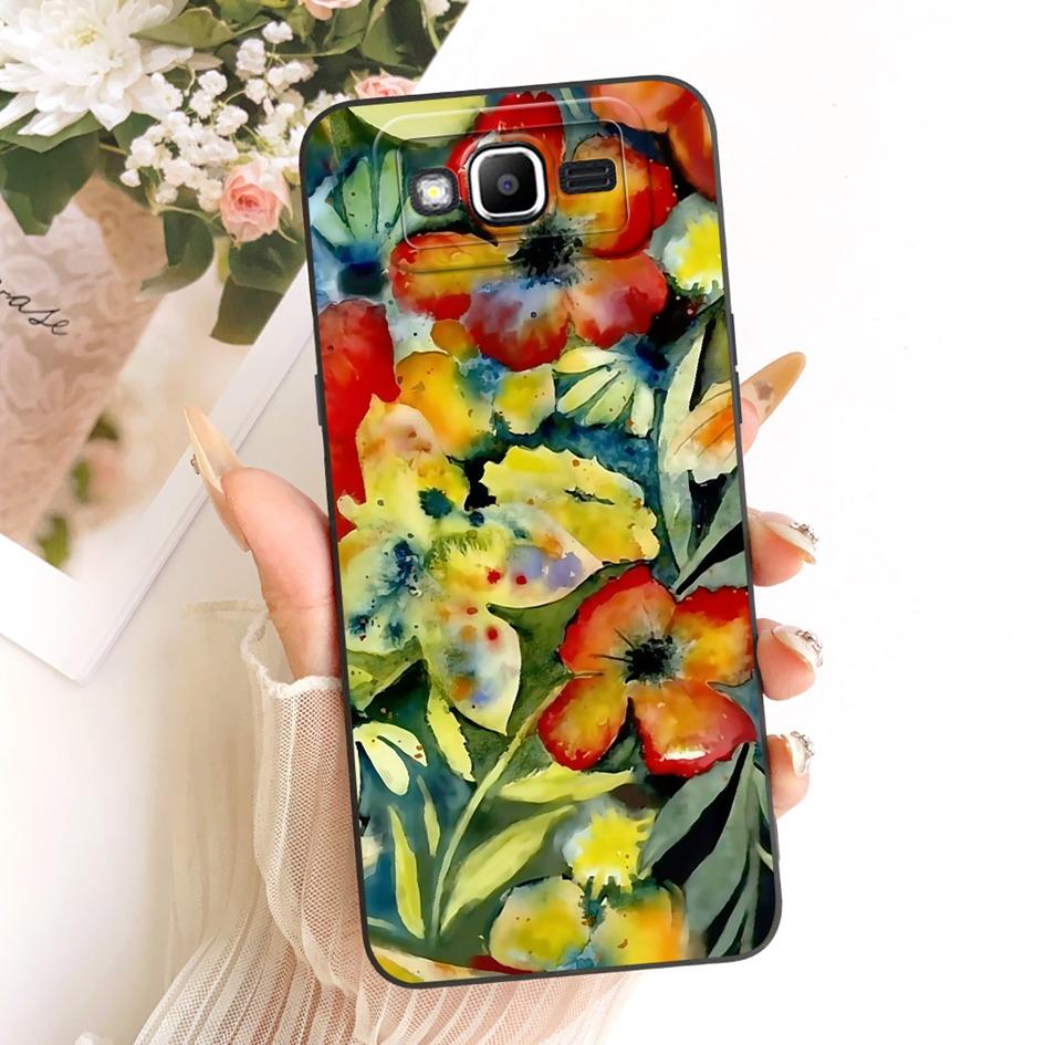 For Samsung Galaxy J2 Prime Case Cute Cartoon Cat Shockproof Silicone Soft Cover For Samsung J5 Prime On5 2016 G570 G570F Fundas