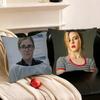 Actress T-Taylor D-Dearden Various Sizes Square Pillowcase For Car Home Bedchamber Decor