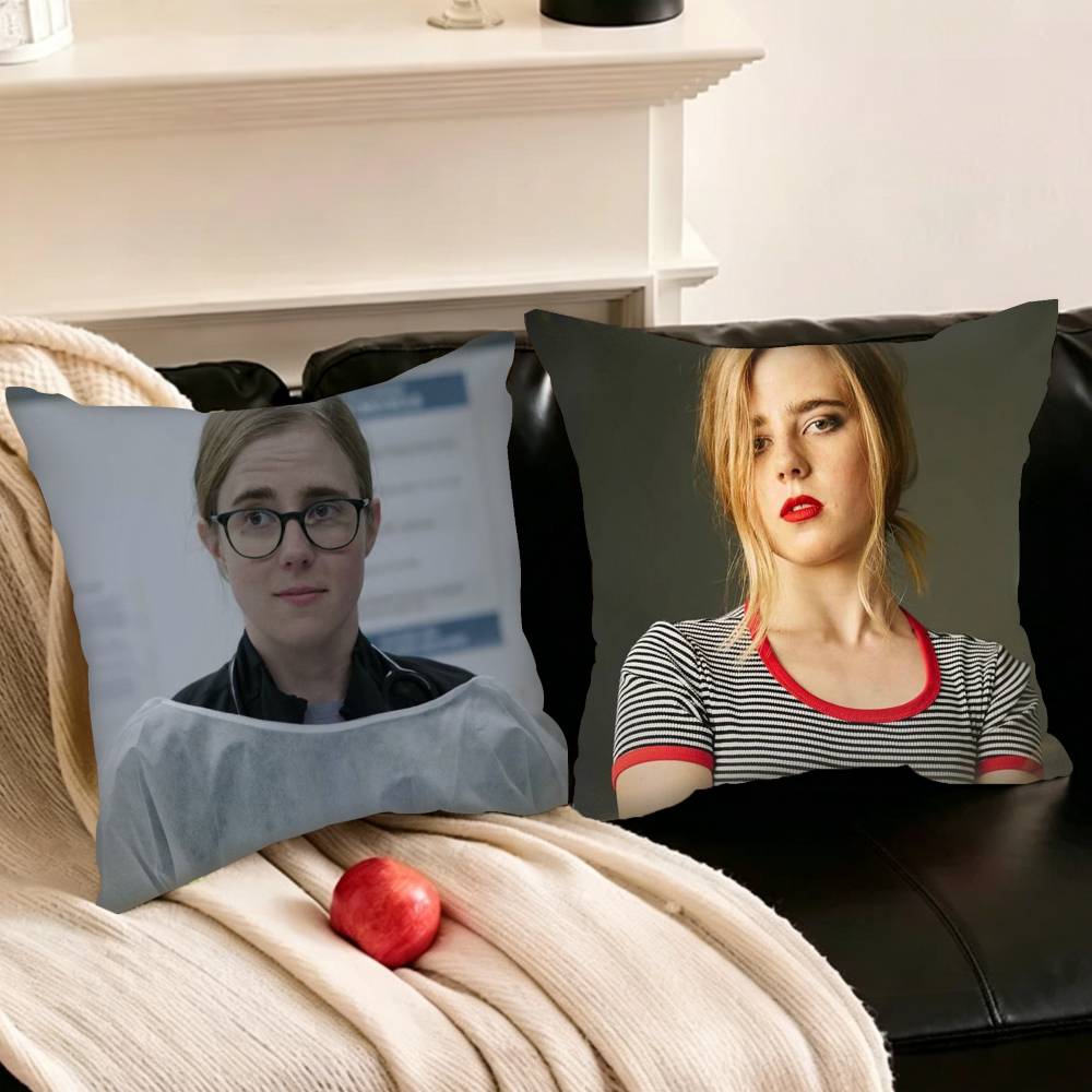 Actress T-Taylor D-Dearden Various Sizes Square Pillowcase For Car Home Bedchamber Decor