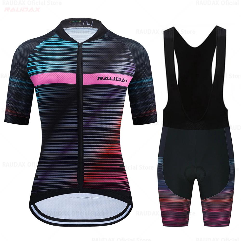 Damen Team Racing Radsportbekleidung Rennsport Mtb Fahrradtrikot Bike Uniform Triathlon 2026 Sommer Atmungsaktives Radsportanzug Set