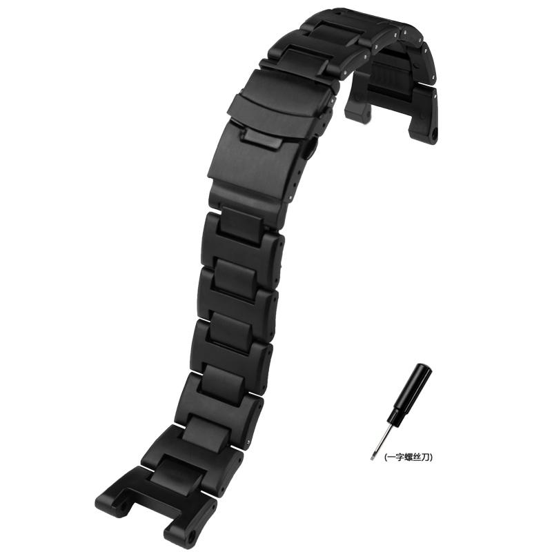 

For Casio PROTREK Series PRW-7000 PRW7000FC PRW-7000X 5480 Plastic Refit Steel WatchStrap Mountaineering Watchband Black 27x13mm 27.13MM чёрный
