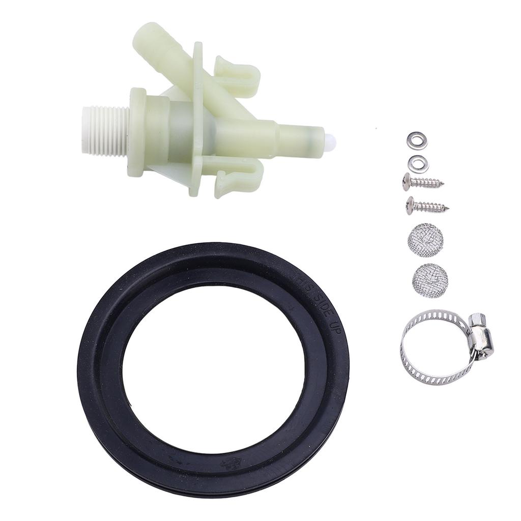 RV Toilet Water Valve Kit 385311641 Water Valve Replacement Kit for Pedal Flush Marine Toilet Motorhome
