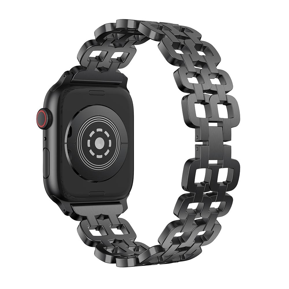 Bling Strap for Apple Watch Band 38mm 40mm 41mm 42mm 44mm 45mm 49mm Women Steel Link iWatch Series 8/7/6/5/4/3/2/1/SE Bracelet Metal