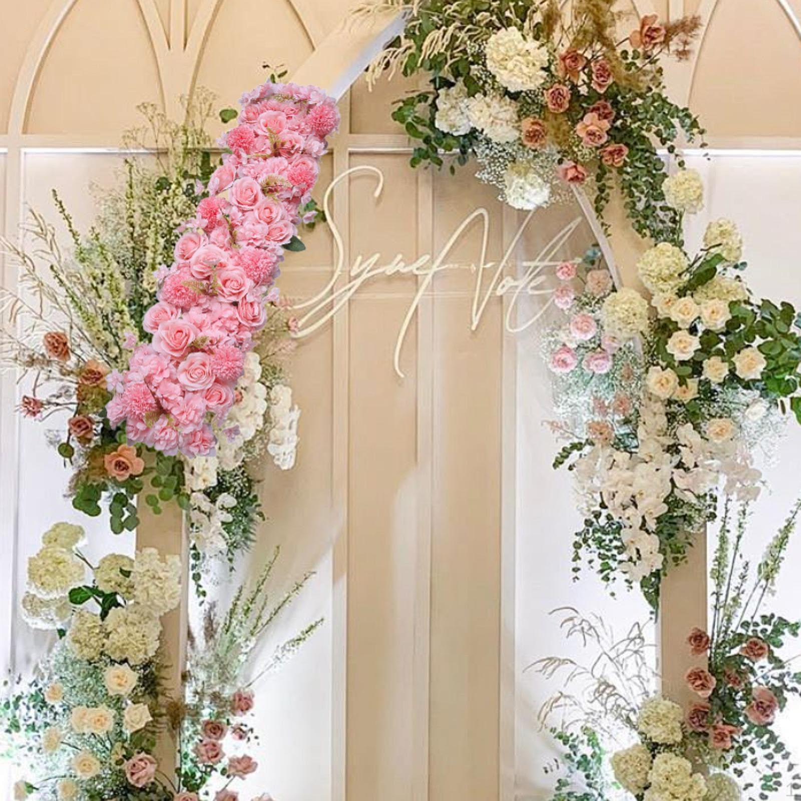 

Искусственная цветочная композиция из панелей 3D ряд арка дверь для свадьбы