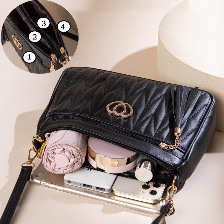 Crossbody Bag for Women In Summer Large Capacity Women's Bag for Women  High End Mobile Phone Bag Casual and Versatile Diamond Tassel Bag