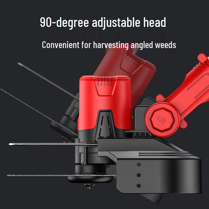 DELIXI Rechargeable Electric Lawn Mower & Weeder CN plug (adapter included)