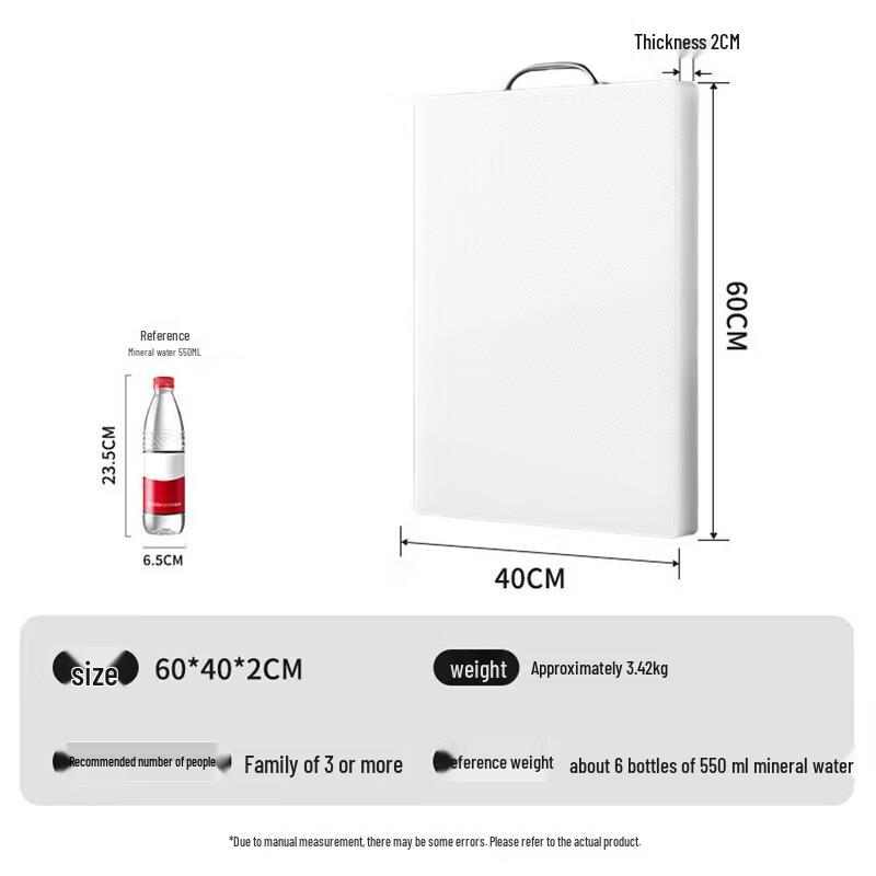 SPSR Food-Grade Double-Sided Anti-Bacterial Chopping Board