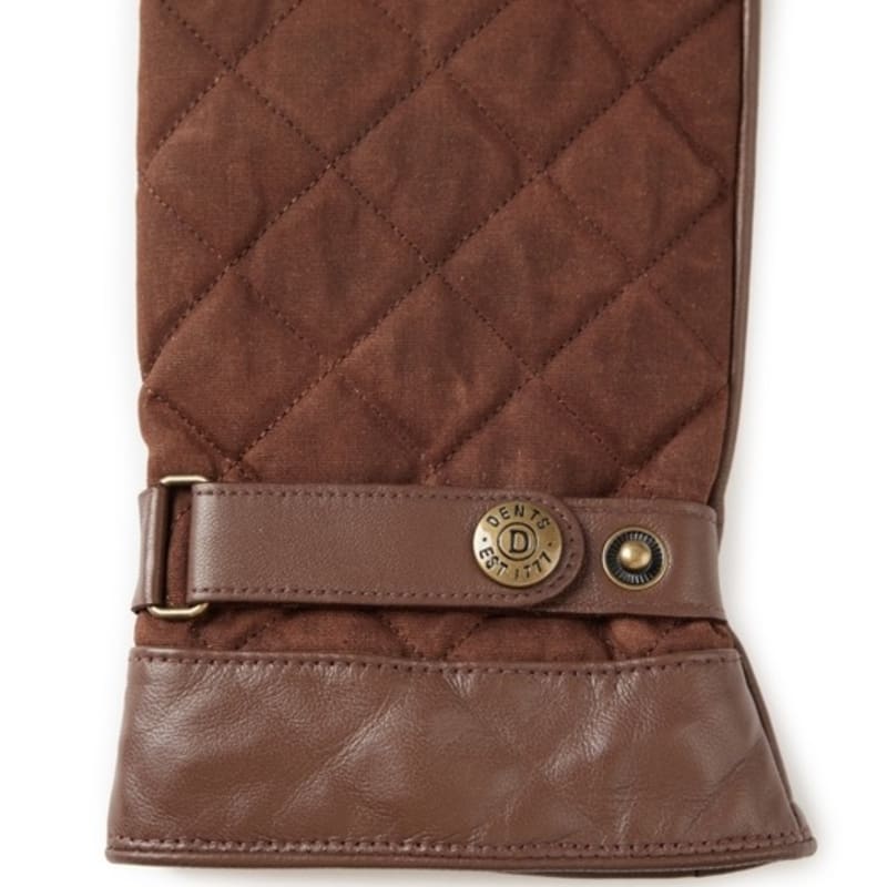 DENTS Bruton Touchscreen Men's Leather Gloves - Brown