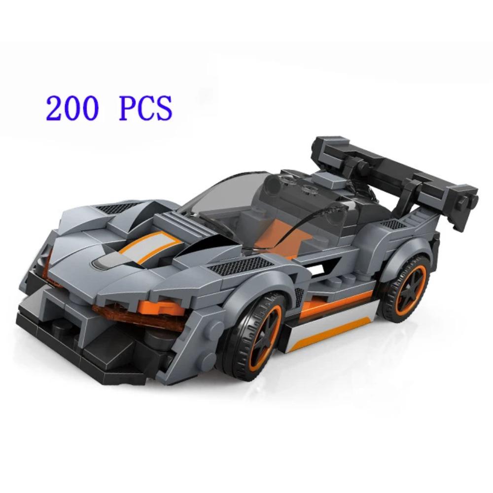 Model Mașină de Curse de Viteză în Oraș Blocuri de Construcție Cărămizi DIY MOC Jucărie Raliu Clasic Sport Vehicul Super Cursă Cadou de Crăciun tehnică