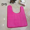 U-Shaped Floor Mat Wear Resistant Non-Slip Super Water Absorption Easy To Clean Fast Dry Bathroom Toilet Mat