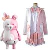 Anime Danganronpa 2 Goodbye Despair Cosplay Costumes Monomi Uniforms Halloween Party