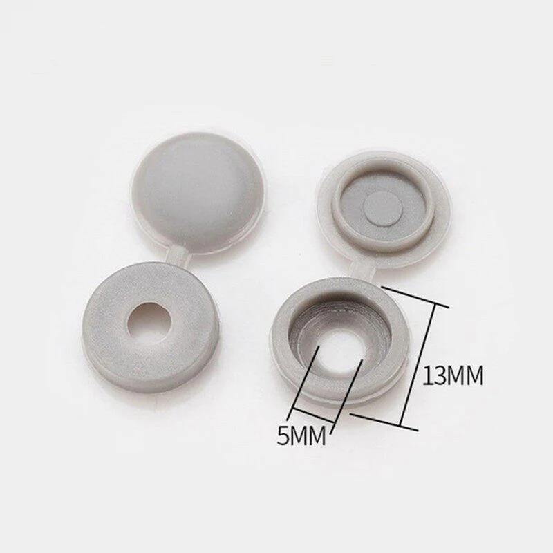 100 pcs/lot Screw Colorful Plastic Decorative Covers Universal Car Furniture Self-tapping Screw Cap Decor Cover Auto Accessories