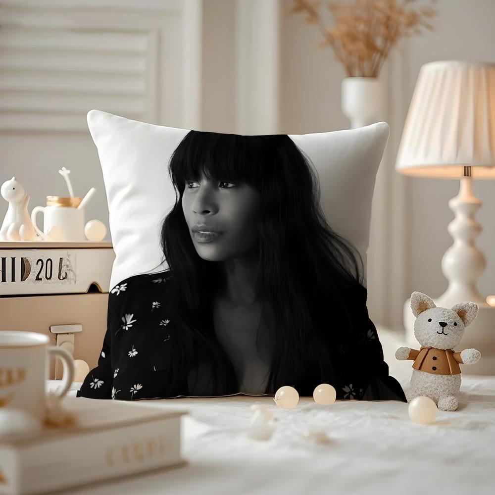 Honey Dijon Cushion Cover Anti-dustmite Pillowcase Invisible Zipper Silky Short Plush Sofa Cushion Cover