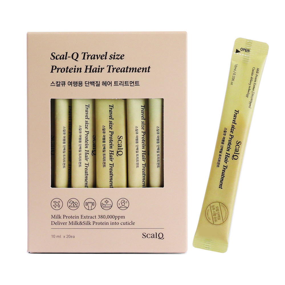 ScalQ Travel Kit Travel Protein Treatment Eco-friendly Disposable Toiletries 20 Pcs 20 Pcs 10ml