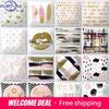 Geometric Home Decor Pillowcase Collection Pink Feather Plant Pillowcase Sofa Cushion