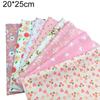 8pcs For Patchwork Sewing 25X20cm Pink Floral DIY Cotton Fabric Bundle Clothing Crafts Sewing Supplies 50*40cm