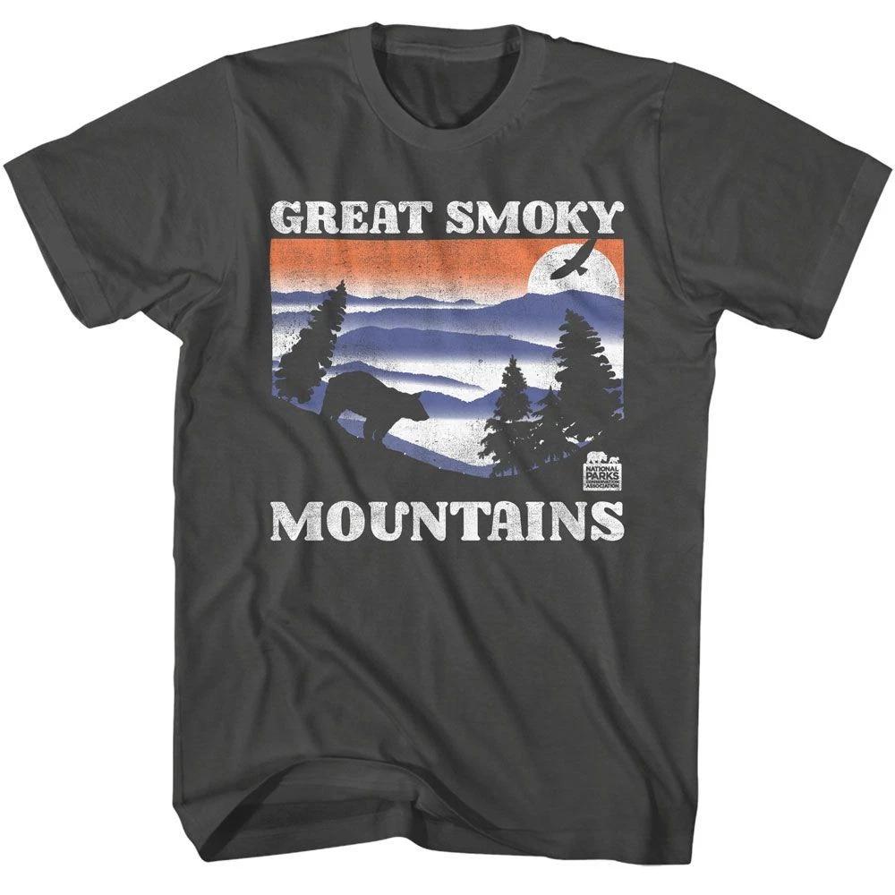 National Parks - Great Smoky Mountains Bear And Mountains Dark - American Classi 100