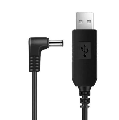 Abgewinkelter Kabeladapter SUNROZ für Router WIFI-Modem von Powerbank von 5V auf 9V Step-up 5,5x2,1mm (A487360)