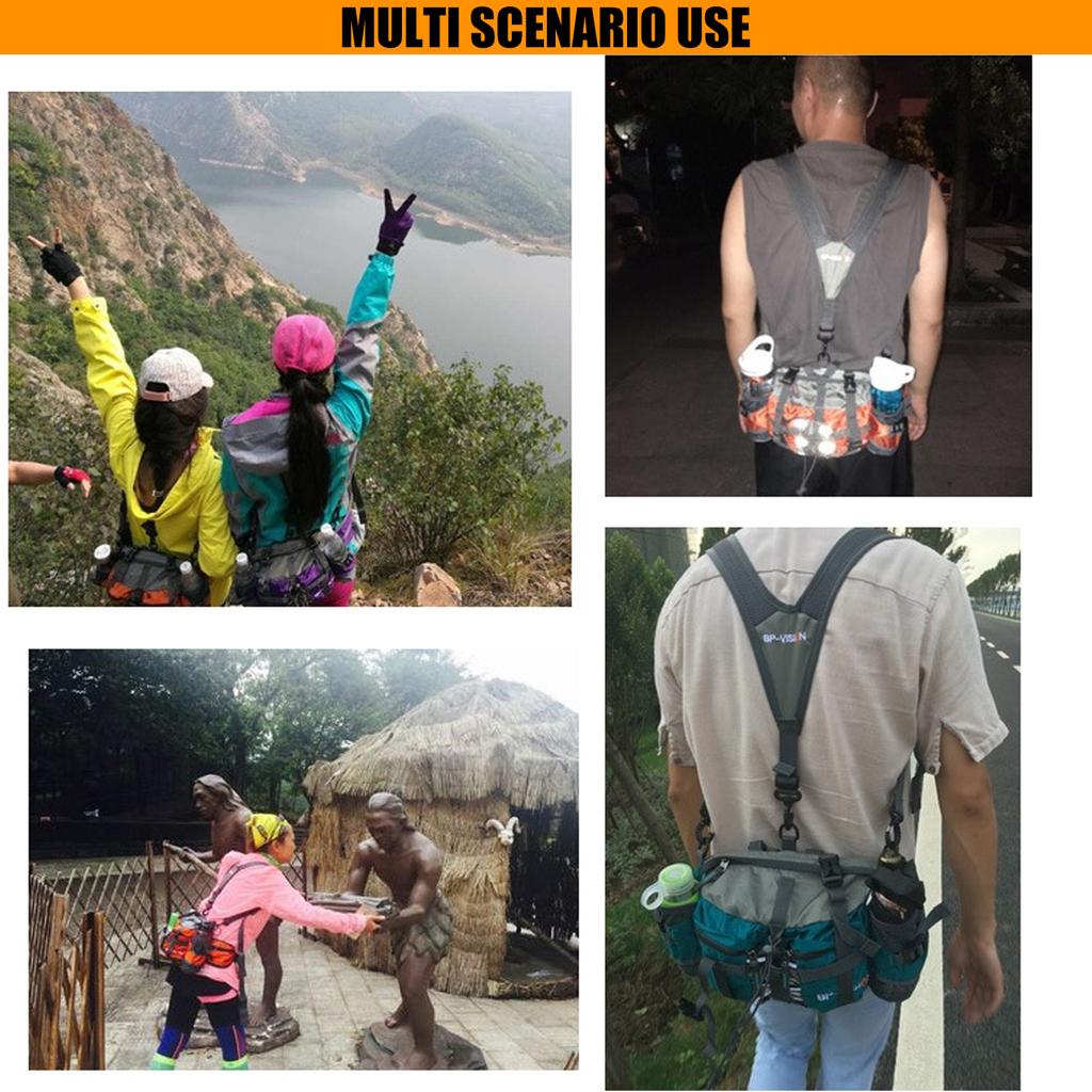 Adjustable Tactic Suspenders with Paded Support Outdoor Duty Belt Tactic Harness Tactic Adjustable Y Type Suspenders