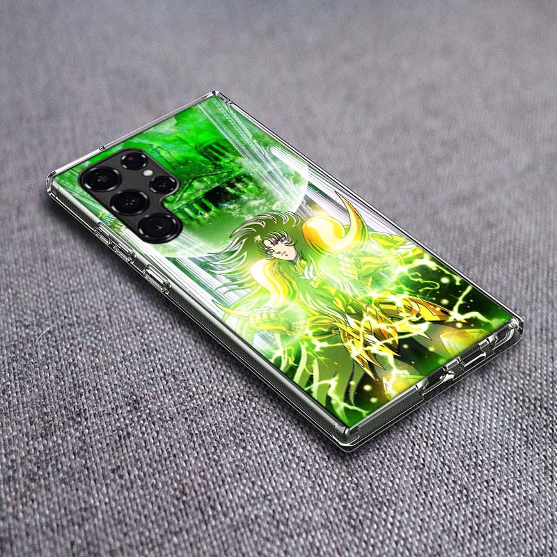 

Saint Seiya Knights Of The Zodiac Phone Case For Samsung Galaxy S24 S23 S21 S20 FE S22 S26 Ultra S25 Edge S10 Plus Cover Clear T Samsung S22 Ultra