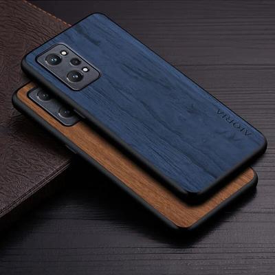 Etui do Realme Q5 Pro coque prosty unikalny design lekki drewniany wzór etui ze skóry PU do etui realme q5 pro