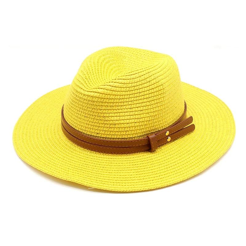 Beach Hats for Men and Women Beach Outdoor Sun Protection Visors Sun Hats Jazz Straw Hat