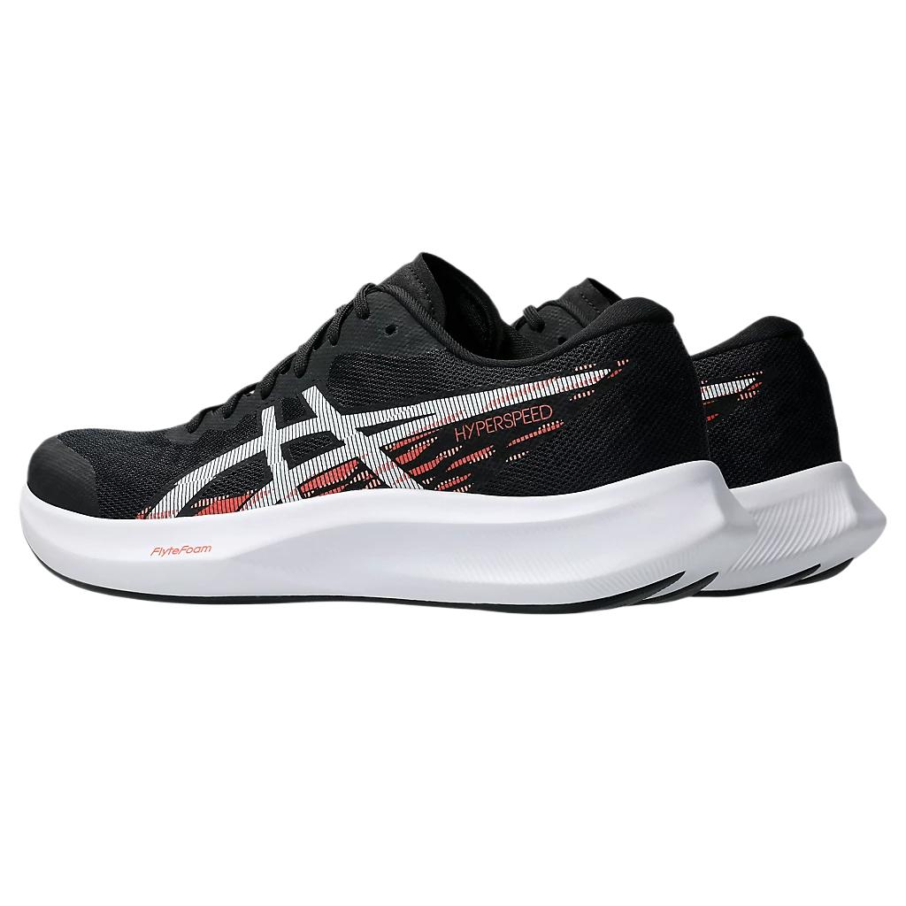 Asics  Hyper Speed 4 Black White Women Sneakers 1012B677-001