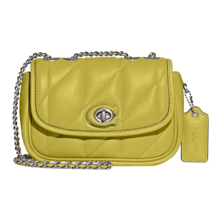 New COACH Pillow Soft Leather Crossbody Bag, Shoulder Bag Women's CA086-LHUCZ