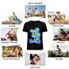 Cool Injured Blue Bear Graphic Trendy Casual Loose Fit Tee Pure cotton T-shirt