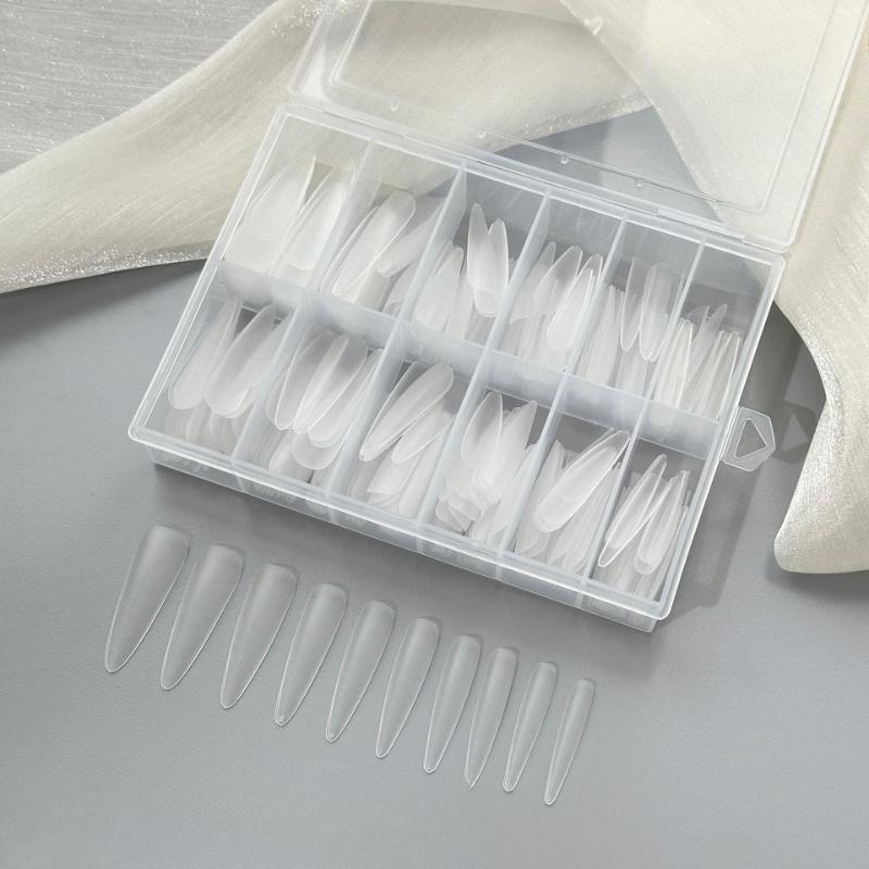 

240Pcs/setNail Nail Tablets New Version of Hard Rubber Thin Dog Nail Patches Full Sticker High and Half Patch Super Slim Nail Patches