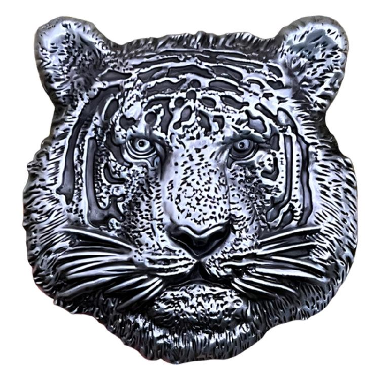 

Elegant Tigers Design Belt Buckle Waistband Clasp Accessory for Waiststrap Decoration Daily Belt Replacement Buckle 1