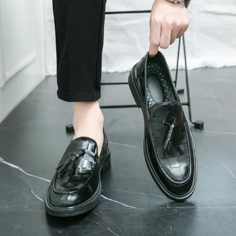 Nové pánské klasické oxfordky business ležérní kožené boty Řidičské mokasíny svatební boty mokasíny italského stylu