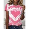 Fashion Women Floral Print T Shirt Funny Casual O-neck Short Sleeves T-shirt Summer Female Tee Shirt