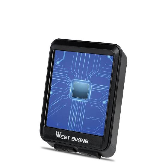 WEST BIKING Bicycle Wireless Computer MTB Road Bike Odometer Waterproof With Backlight Cycling Speedometer LED Rate Stopwatch