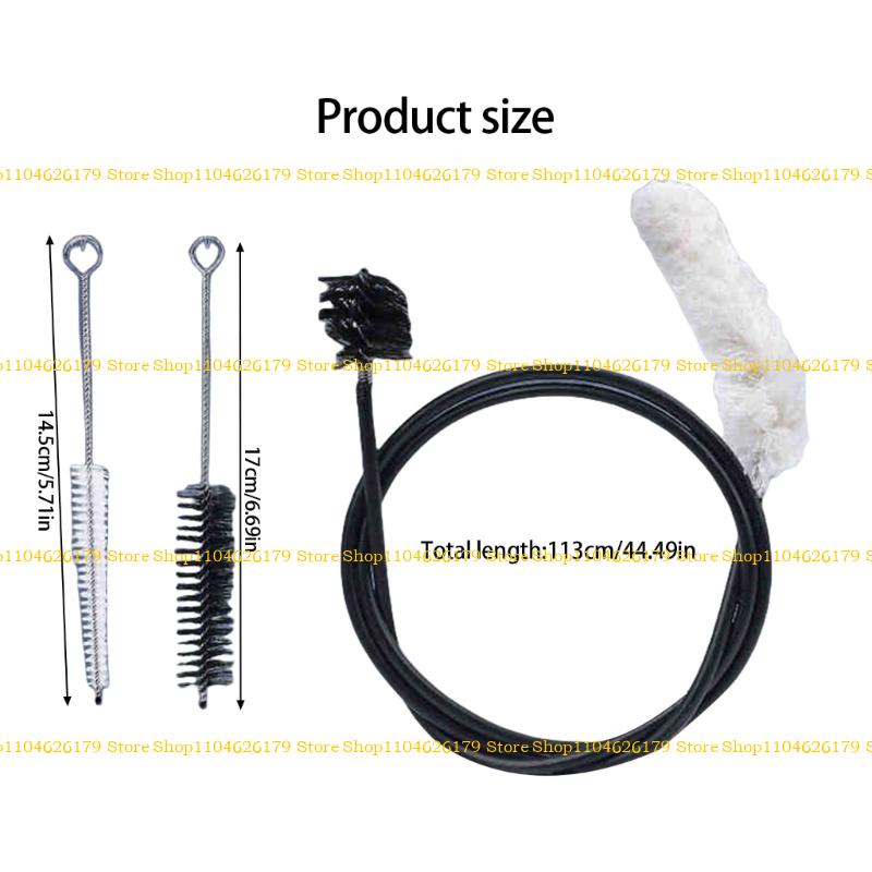 A1A2 Trumpet Cleaning Care Tool Mouthpiece Brush Valves Brush Flexible Snake Brush