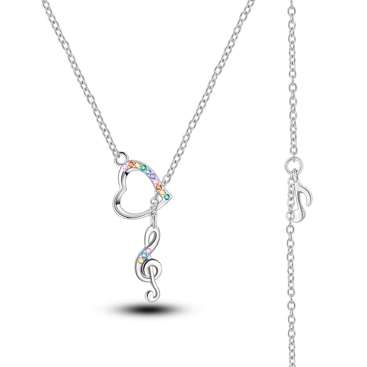 

Pendant Piece Necklace Piece For Woman Genuine Copper Plated Heart Moon Authentic Chain Necklace Fashion Jewelry Creation