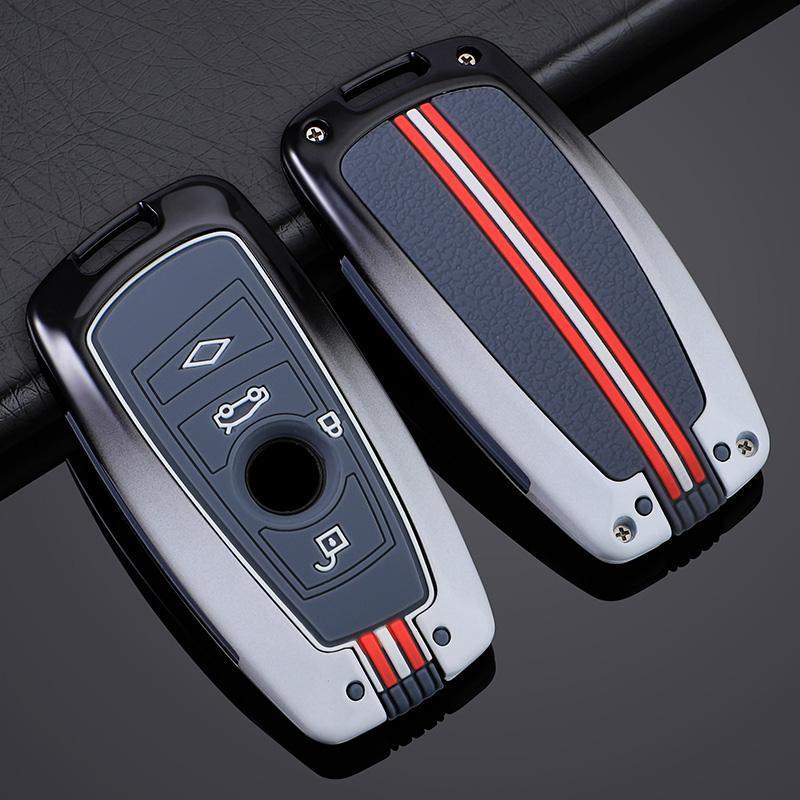 For Bmw X5 F15 X6 X5M X6M F16 G30 3 5 7 Series G11 X1 F48 F39 X3 F10 F20 F30 F40 E90 E92 E93 Metal Car Key Cover Fob Case Shell