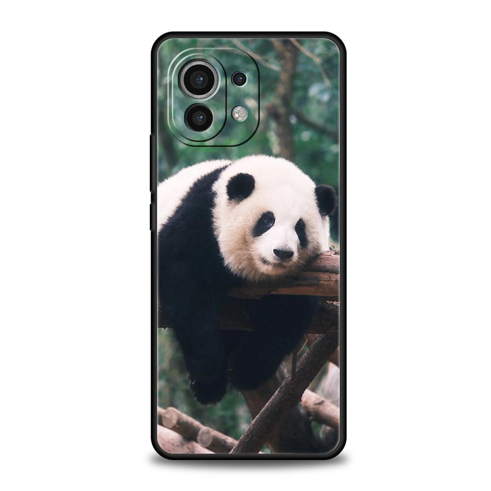 Phone Case For Xiaomi 15 14 13 12 Lite 14T 13T 12T Pro Poco X7 X6 X5 X4 X3 NFC F7 Ultra F6 Pro Soft Cover panda