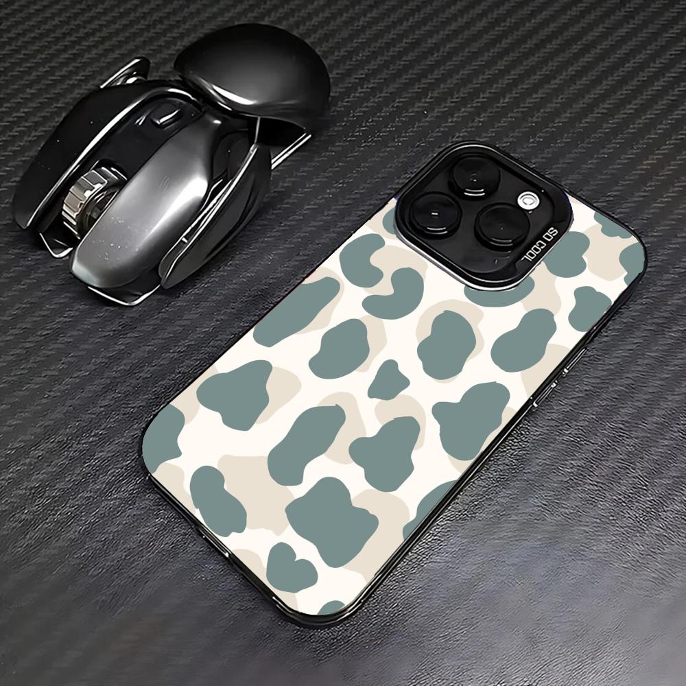 Blue and white milk block phone case suitable for iPhone 17 16 15 14 13 12 11 Pro/Max/Plus anti drop and shockproof back cover