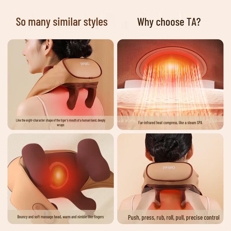 Pangao Neck K8 5D Kneading Shoulder and Neck Massager