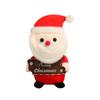 1PC Plush Toy Christmas Dolls Santa Claus Snowman Elk Dolls Ornaments Holiday Decoration Event Christmas Dolls