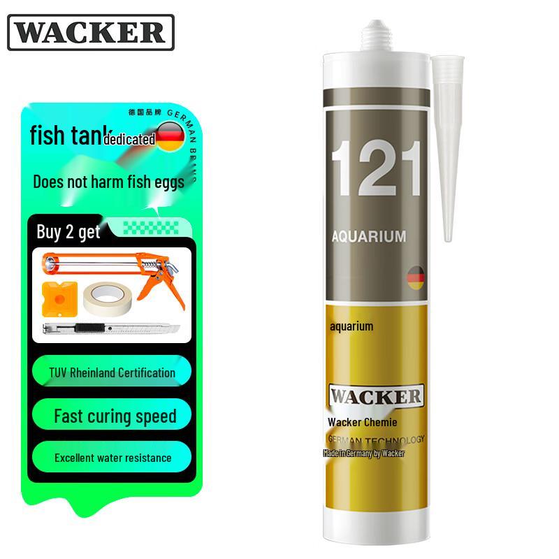 WACKER 121 Aquarium Sealant, Transparent