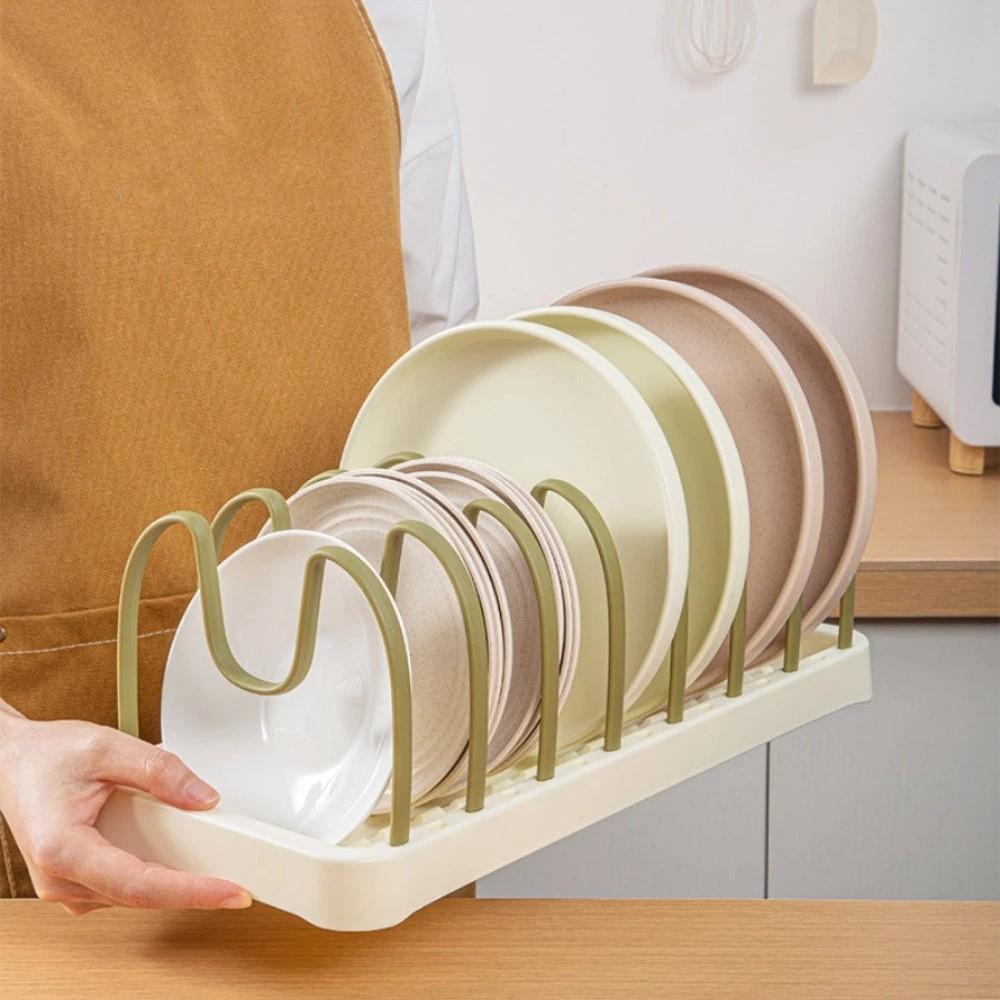 Detachable Dish Drain Rack U-shaped Dish Drying Rack New Pot Lid Holder  Household