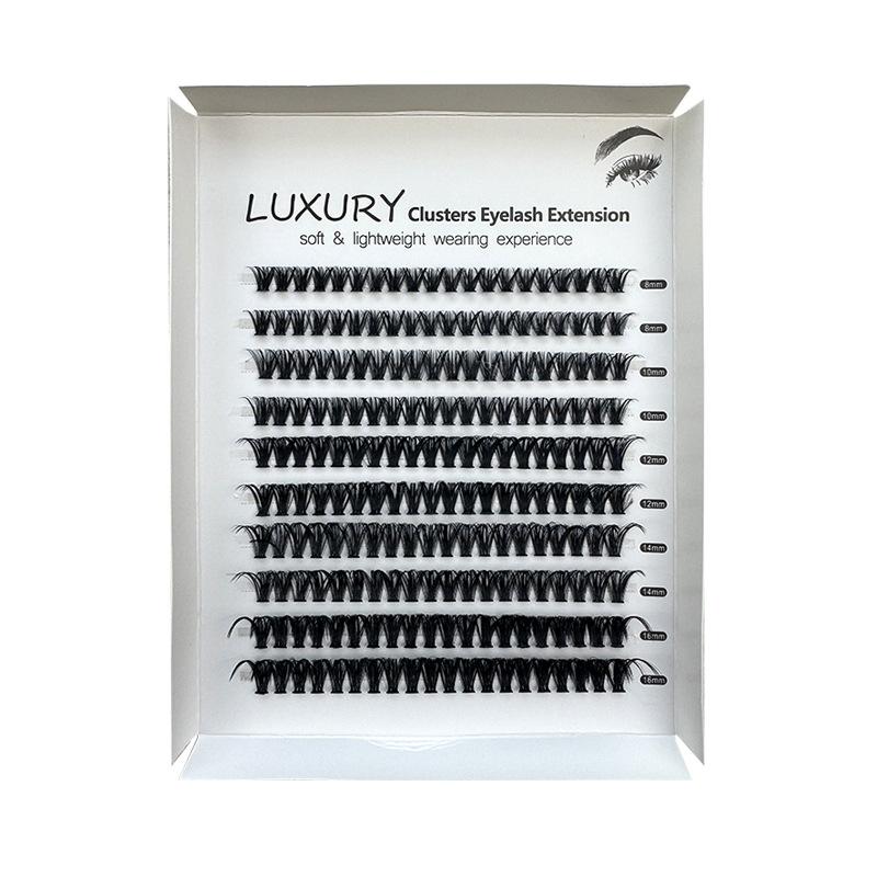 False eyelashes DIY fox segmented 50P hot melt single tuft eyelash carton