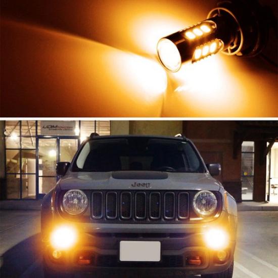 

(2) Янтарные светодиодные лампы дневного света 2500K для 2015- Jeep Renegade