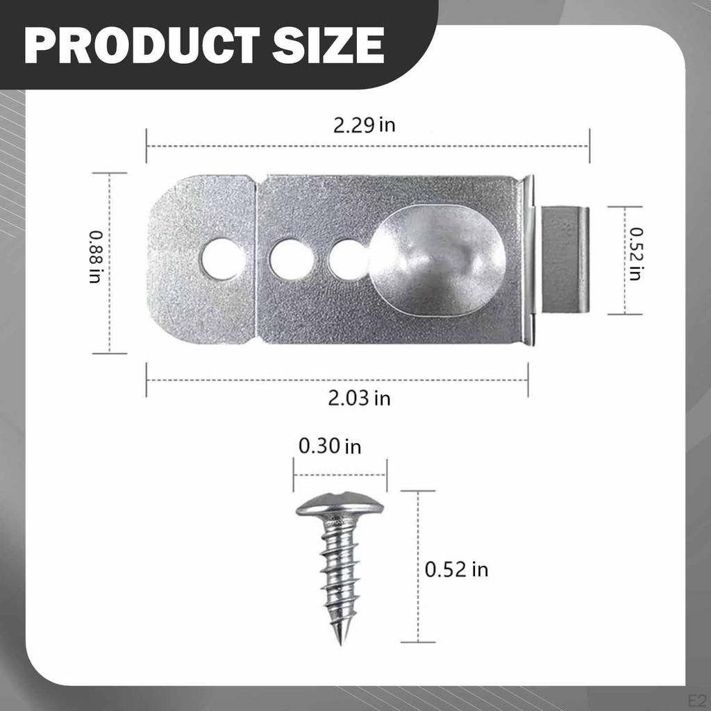 DD98-01051C Kit Suporturi de Montare pentru Mașina de Spălat Vase cu Șuruburi Oțel Inoxidabil Ușor de Instalat Acasă