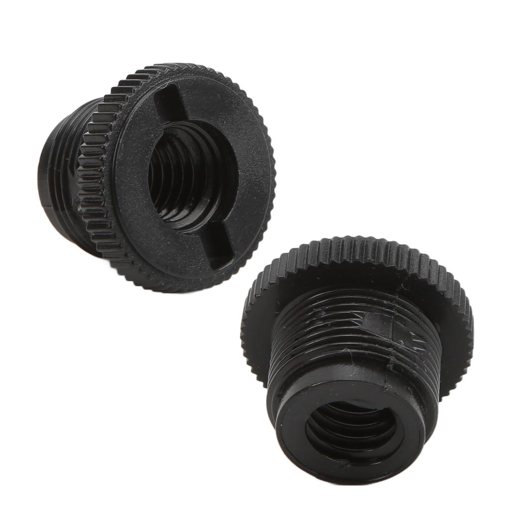 5Pcs Plastic 38in Female To 58in Male Screw Adapter for Mounts Boom Arms Microphone Stands