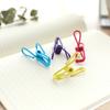 Chip Clips 10Pcs Utility Metal Clips PVC-Coated Cloth Pins Durable Clothespins Paper Clips Food Clips Bag Clips
