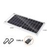 Solar Panel 5V  USB Type-C Charge Portable Flexible Kit  Lightweigh Mini System For  Phones Car Camping Hiking Power Banks IP65